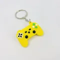 Creative yellow mini simulator game controller keychain for backpack and car keys - Yellow