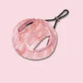 Rosa Tie-Dye Haustier Sonnenhut mit Ohrenlöchern und Kordelzug für Hunde und Katzen Größe S-L - S / Rosa