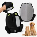 Gant d'épilation pour animaux forme grenouille avec surface de nettoyage grise - 24*18.5cm / Noir
