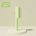 Professional self-cleaning pet slicker brush with fine teeth in a vibrant green color - Fine Teeth / 19x7cm / Green