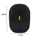 Black mesh pet grooming glove for hair removal, dimensions 23cm x 17cm for cats and dogs - 常规双面黑色 / 大号 (23cm x 17cm)