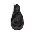 Chubasquero negro para perro con capucha y banda reflectante para perros grandes - M / Negro