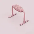 Interaktives Silikon-Hundespielzeug in Pink, Slow Feeder mit Saugnäpfen für Hunde und Katzen - Saugnapf-Stil / Kirschblütenrosa