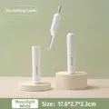 Peine desenredante portátil para mascotas blanco luz de luna con estuche de protección - Peine de Aseo para Mascotas / Peine de Aseo Blanco Luz de Luna