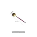 Matte purple and gold stainless steel dessert spoon, 12.3cm length measurement - Purple Gold