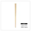 High-quality mirror gold stainless steel chopsticks SKU, length 23.5cm and weight 34g - Chopsticks