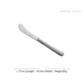 HOHER series stainless steel butter knife, 17cm length, 2cm width, 80g weight, silver - Butter Knife