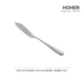 Elegant polished stainless steel fish knife from the HOHER series for fine dining - Fish Knife