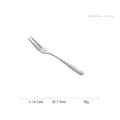 Professional minimalist stainless steel two-prong fruit fork for dessert and fruit - Fruit Fork