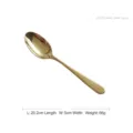 Elegant luxury gold stainless steel meal spoon for western dining HOHER series - Serving Spoon