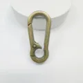 Vintage bronze alloy carabiner keychain clip for car keys and belt hanging accessories - Bronze Carabiner