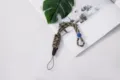 Durable camouflage braided paracord wrist strap lanyard for phone and camera anti-lost - Braided Style (Buckle + Button) / Camo Green