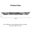 Guide des tailles compresse froide cou en gel zébré, 80cm de long et 7cm large. - Style Zèbre / 1 Pièce