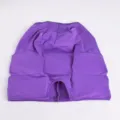 Hochwertige lila wiederverwendbare Migräne-Gel-Eispackkappe für Heiß- und Kalttherapie - Versiegelter Beutel / Lila