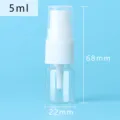 5ml Clear PET plastic spray bottle for travel perfume and fine mist - 5ml