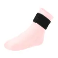 Wiederverwendbare rosa Kältekompresse Gel-Socke mit verstellbarem Riemen für den Fuß - Rosa