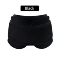 Black solid gel ice pack wrap for neck and shoulder hot cold therapy relief support - Black
