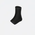 Black ankle ice wrap sleeve with solid gel for hot and cold therapy support - L / Navy Blue