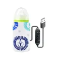 Tragbare USB-Babyflaschenwärmer-Hülle mit Cartoon-Löwenmuster und Zeitsteuerungs-Controller - Löwe