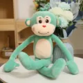 Cute mint green long-legged monkey plush toy soft stuffed animal for kids gift - Monkey / 50cm
