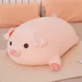 Weiches rosa Schwein Plüschkissen, süßes Kuscheltier für gemütlichen Schlaf - 40CM / Rundaugen-Stil