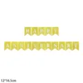 Golden glitter Happy Anniversary banner for anniversary party decoration, 12x16.5cm - Anniversary Happy Banner / 12*16.5CM / Gold