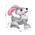 3D cartoon rabbit foil balloon for party decoration, 50cm tall cute animal balloon - Rabbit / 50x49x31cm