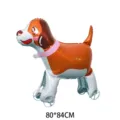 Ballon 3D en forme de chien avec roulettes pour une décoration de fête créative - 80*84CM