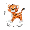 3D Cartoon Tiger Shape Foil Balloon for Birthday Party Decoration, 60cm x 56cm x 30cm - 60x56x30cm