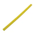Bande de silicone plate jaune vif pour accessoires de bijoux DIY et bracelets de sport. - Jaune