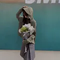 Giacca protettiva solare con cappuccio da donna in verde militare, variante SKU - Taglia unica / Top / Verde militare