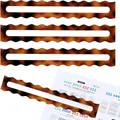 Set of 4 tortoise shell acrylic mahjong line readers for National Mahjong League cards - Wave Style Tortoiseshell / Set of 4