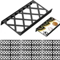 Soporte de exhibición modular de acrílico para cartas coleccionables y deporte. - Estilo Hueco / Negro