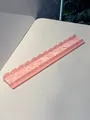 Pink marble acrylic American Mahjong pusher for tile organizing and pushing - Pearlescent Pink