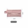 Pochette de rangement rose imperméable à double couche pour câbles, taille 22x11cm - M / Rose