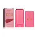Vista detallada del stick de colorete multifuncional EELHOE para ojos, labios y mejillas rosa - Rojo