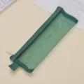 Tragbares grünes Mesh-Mäppchen mit Reißverschluss für Schülerprüfungen und Schreibwaren - Grün