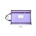Purple A4 double-layer mesh document bag with dimensions 34x25cm - A4 Double Layer / Purple