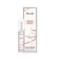 Portable peach scent perfume spray with delicate floral packaging and fine mist dispenser. - Peach Scent