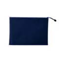 Marineblauwe waterdichte A4-documententas met ritssluiting en honingraatstructuur - Marineblauw