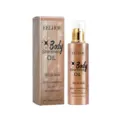 EELHOE bronze gold body shimmer oil 100ml liquid highlighter for glowing skin - 100ml / Bronze Gold