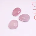 Gepolijste natuurlijke rozenkwarts kristalstenen voor DIY sieraden maken en huisdecoratie - Rozenkwarts