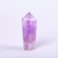 Natural hexagonal amethyst crystal point for spiritual healing and home office decoration - Amethyst Pillar Approx 4-5cm