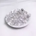 Heldere natuurlijke kristallen kralen voor DIY armband en ketting sieraden maken - Bergkristal (Kristal Single) / Ongeveer 12-15mm 100g Verpakking / Helder Wit