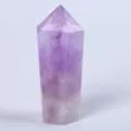 Natural purple amethyst crystal point ornament with hexagonal single terminated design - Amethyst Pillar Approx 5-6cm