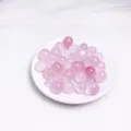 Natuurlijke roze rozenkwarts kristallen kralen voor DIY sieraden accessoires - Rozenkwarts (Kristal Single) / Ongeveer 12-15mm 100g Verpakking / Roze