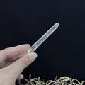 Natural clear Lemurian quartz crystal laser wand raw stone healing specimen mineral piece - Lemurian Crystals / Approx. 7-9cm (10-15g)