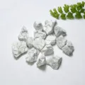 Natürliche weiße Howlith-Rohsteine für Aromatherapie und Wohndekoration Landschaftsbau - Howlith / 100 g
