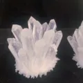 Grappolo di cristallo di quarzo bianco naturale per decorazioni eleganti e guarigione - Circa 400-500g Confezione