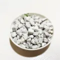 Natural howlite crystal gravel tumbling stones for home aquarium and DIY crafts - Howlite / 100g Pack